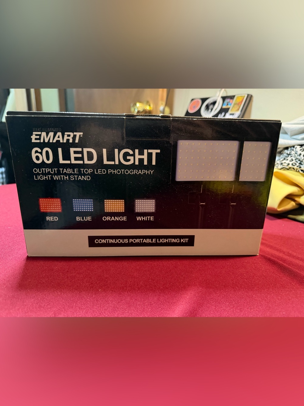 Emart Portable LED Photography Light Panel Kit - White